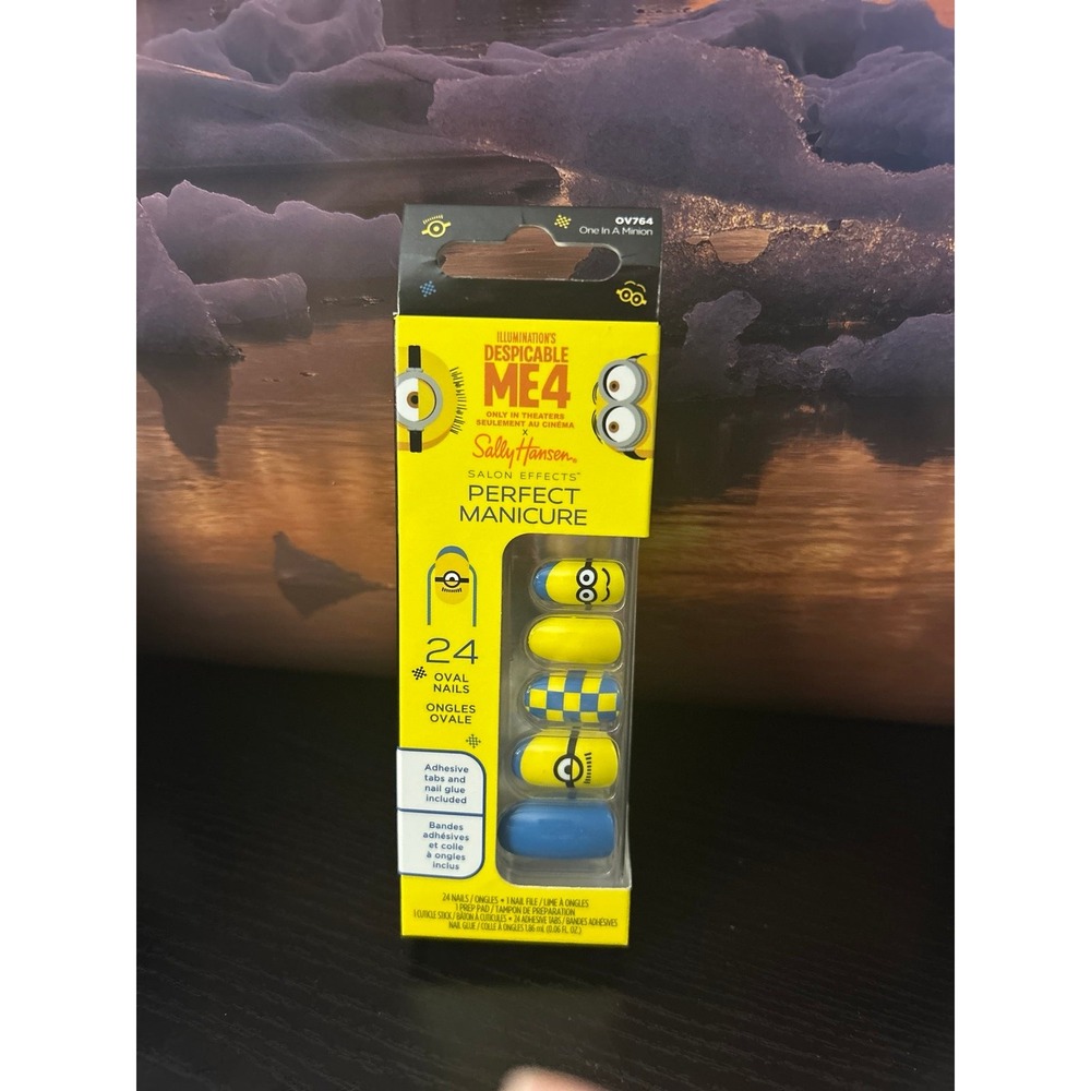 Sally Hansen Salon Effects Perfect Manicure ~ Despicable Me 4 ~ One In A Minion